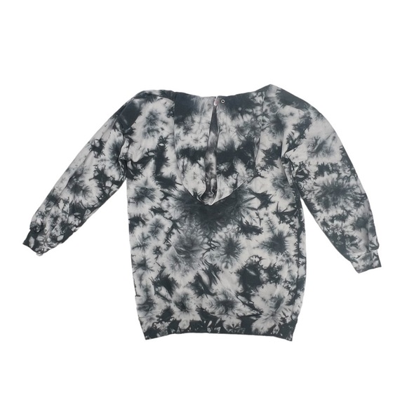 No Boundaries Black Tie Dye Hoodie Long Sleeve Sweatshirt Size Large Women’s - Picture 3 of 5
